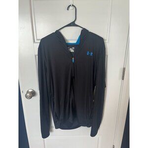 Men's Black Under Armour Full Zip Jacket Large